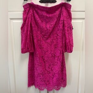 Trina by Trina Turk pink lace dress size 6